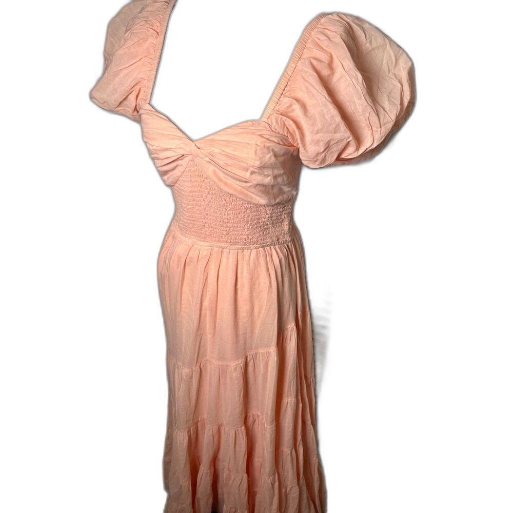 Free People Sundrenched Short-Sleeve Maxi Dress Size Medium NWT! $148 retail - Picture 7 of 8